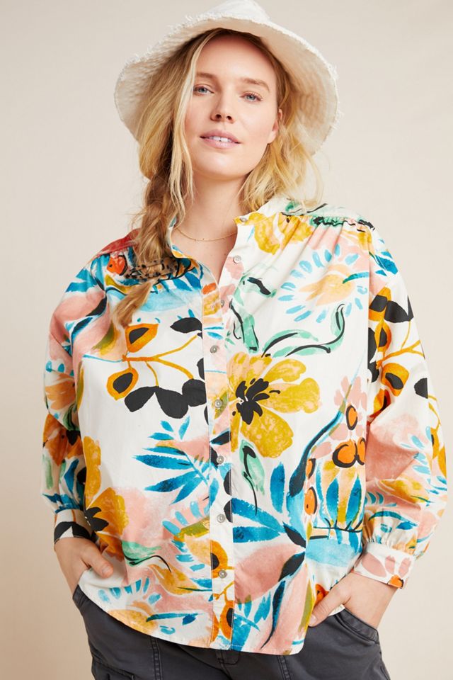 Crisanta Poplin Buttondown #7