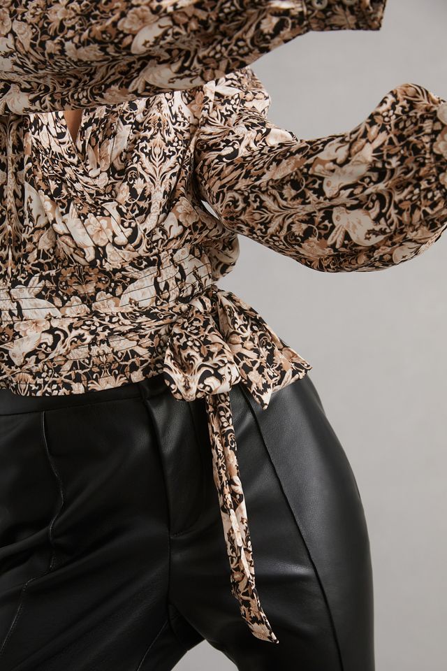 By Anthropologie Tie Blouse #2