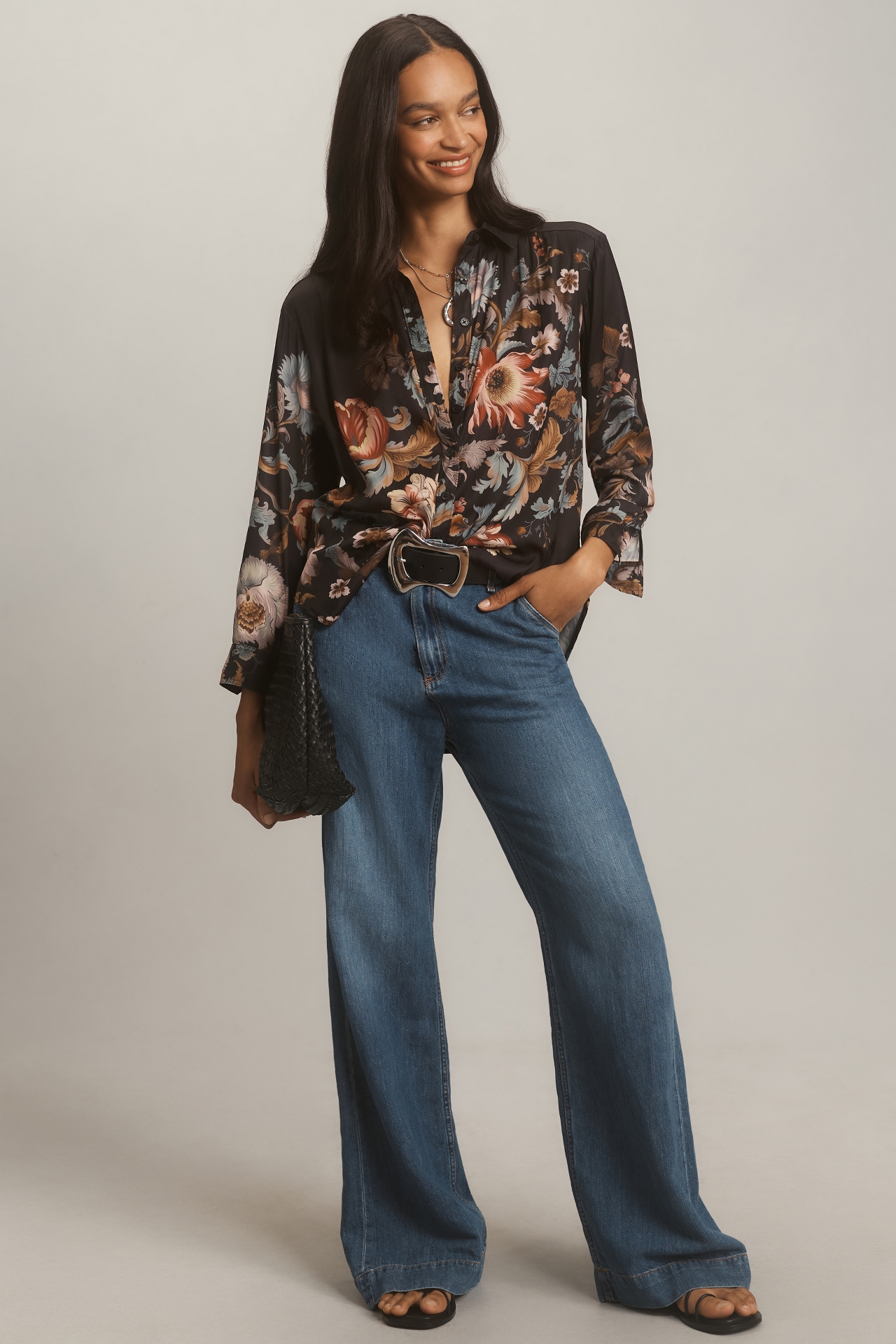 By Anthropologie Relaxed Buttondown Blouse