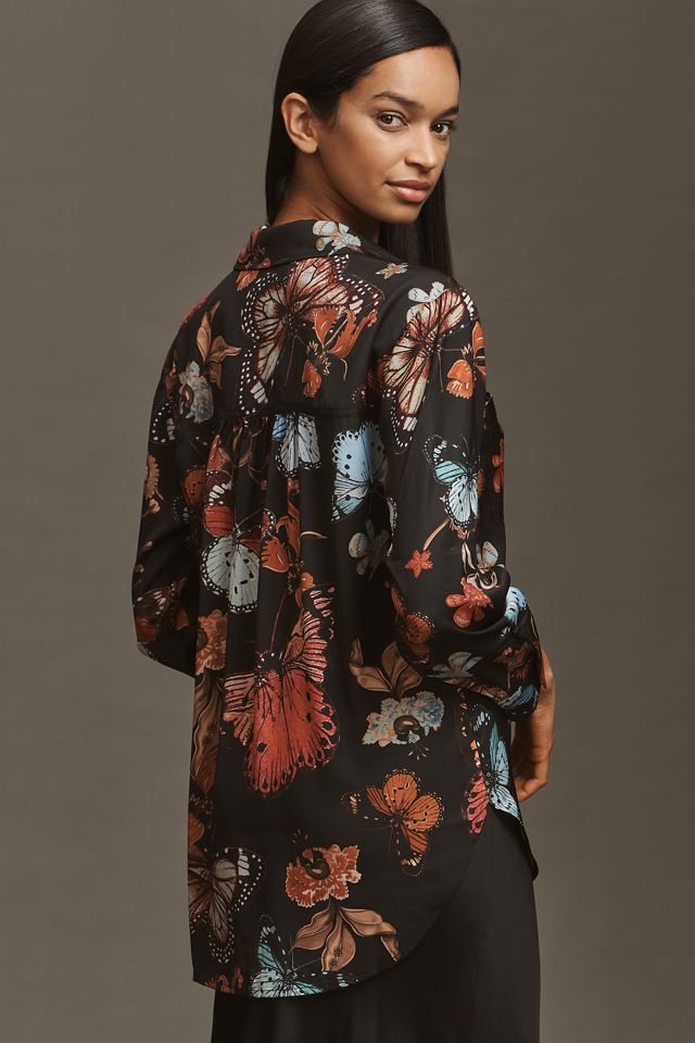 The Brielle Relaxed Buttondown Blouse #1