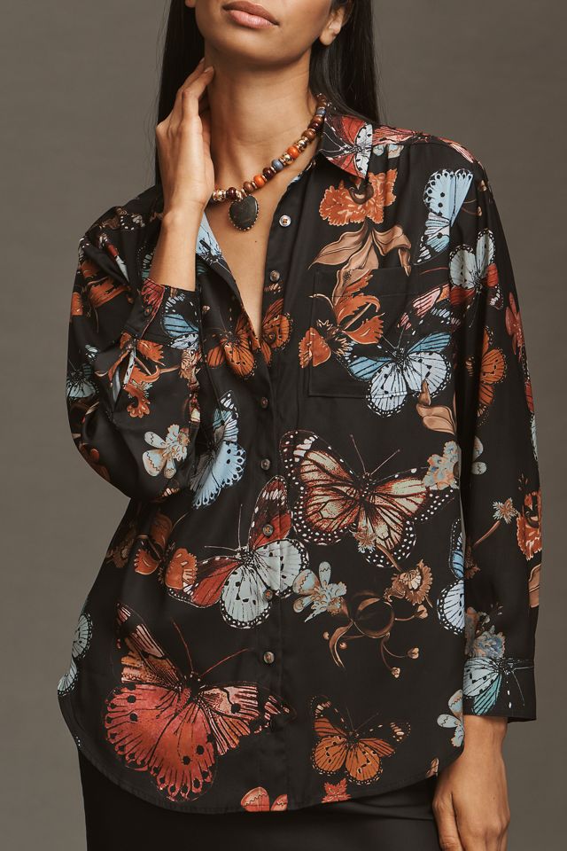 The Brielle Relaxed Buttondown Blouse #3