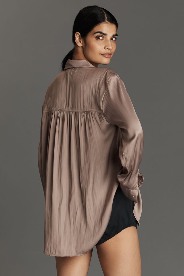 The Brielle Relaxed Buttondown Blouse #2