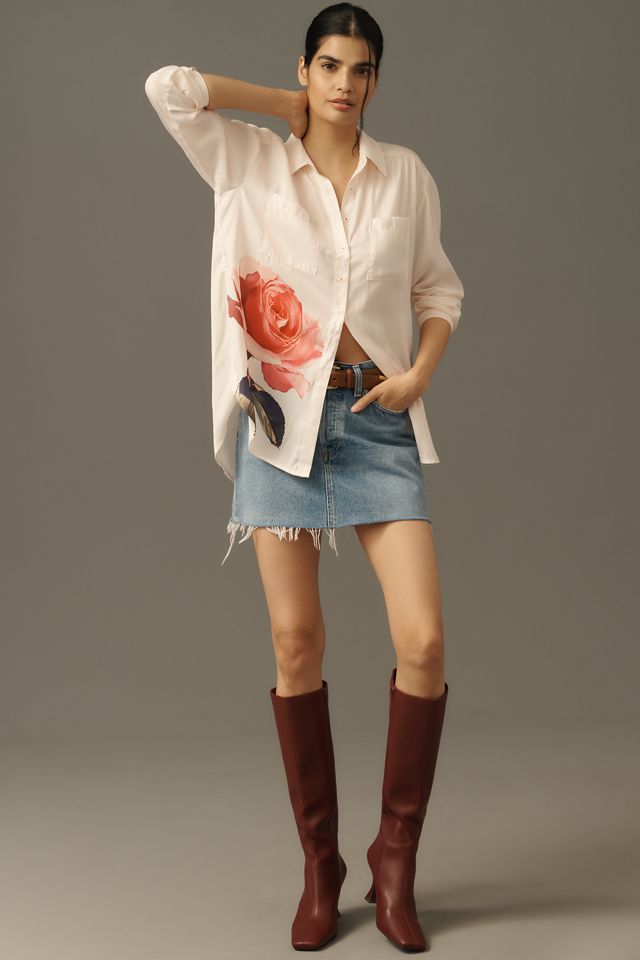 The Brielle Relaxed Buttondown Blouse #2