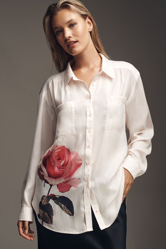 The Brielle Relaxed Buttondown Blouse #4