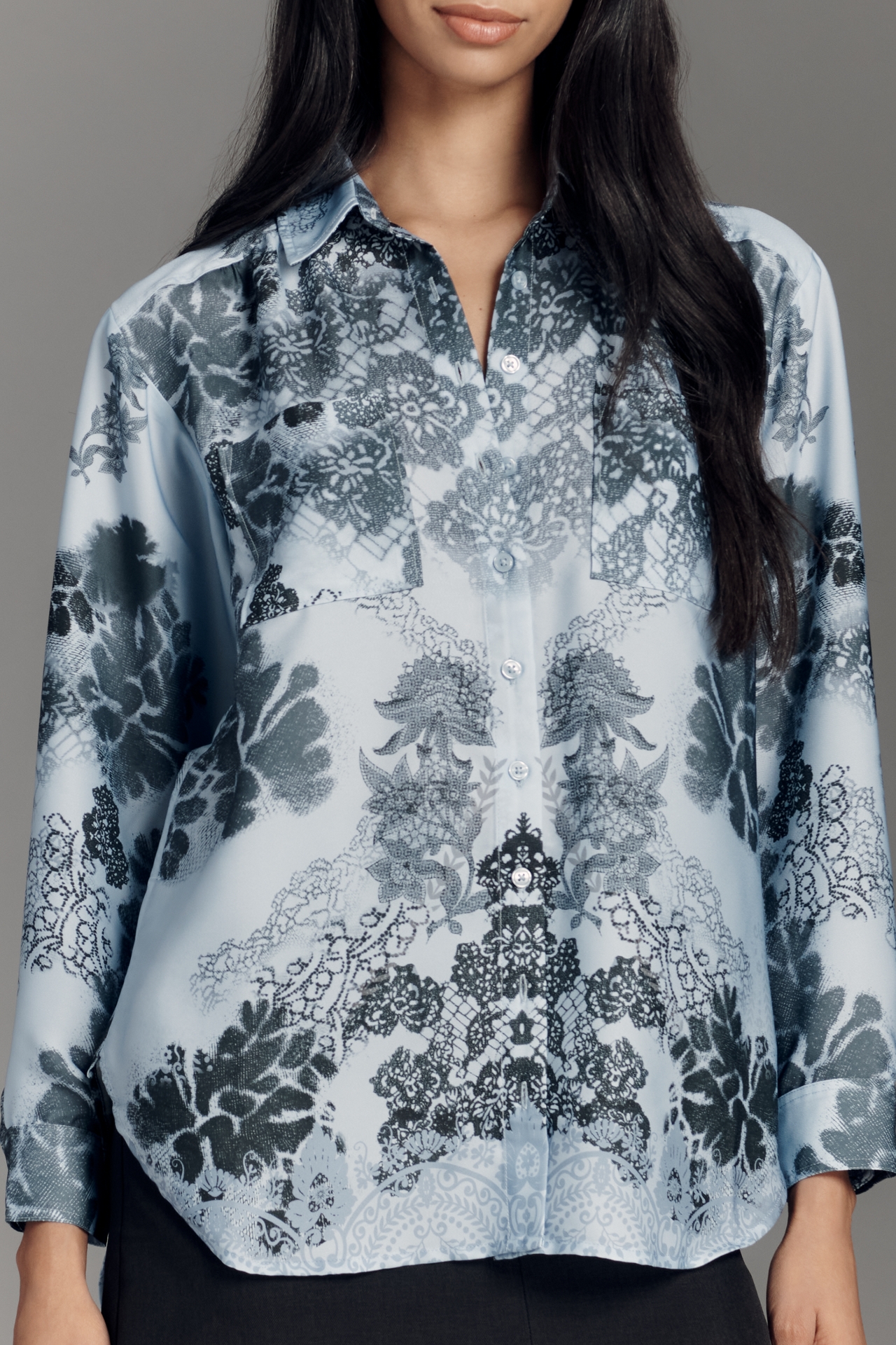The Brielle Relaxed Buttondown Blouse