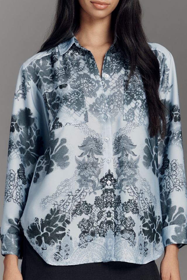 Brielle Relaxed Buttondown Blouse #2