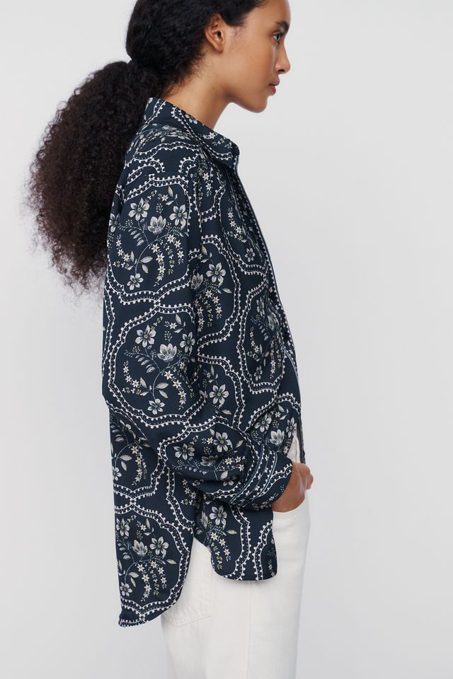 By Anthropologie Brielle Relaxed Buttondown Blouse #1
