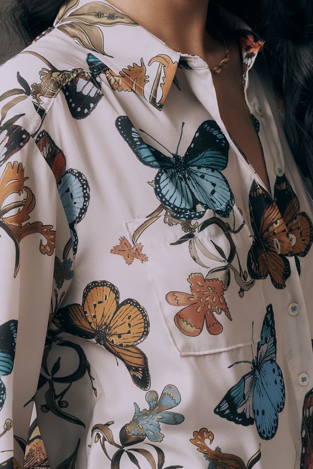 By Anthropologie Brielle Relaxed Buttondown Blouse #1