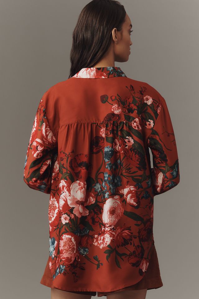 By Anthropologie Relaxed Buttondown Blouse