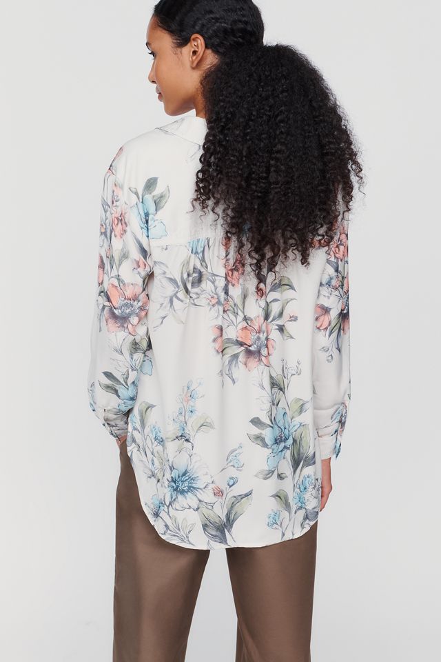 By Anthropologie Brielle Relaxed Buttondown Blouse #1