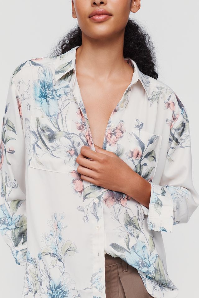 By Anthropologie Brielle Relaxed Buttondown Blouse #2