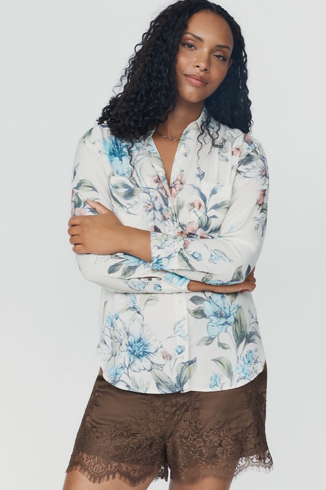 By Anthropologie Brielle Relaxed Buttondown Blouse #2