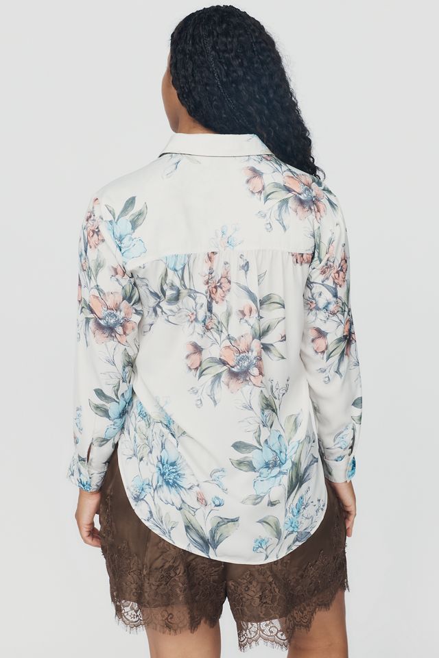 By Anthropologie Brielle Relaxed Buttondown Blouse #3