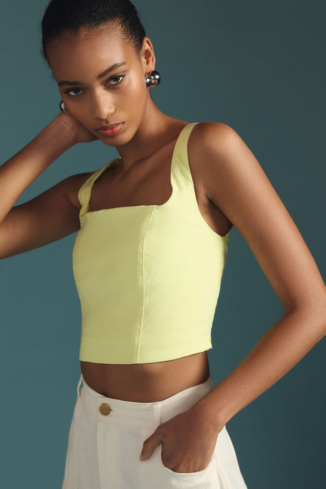 Maeve Square-Neck Crop Tank #2