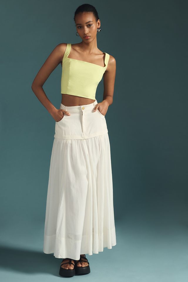 Maeve Square-Neck Crop Tank #3