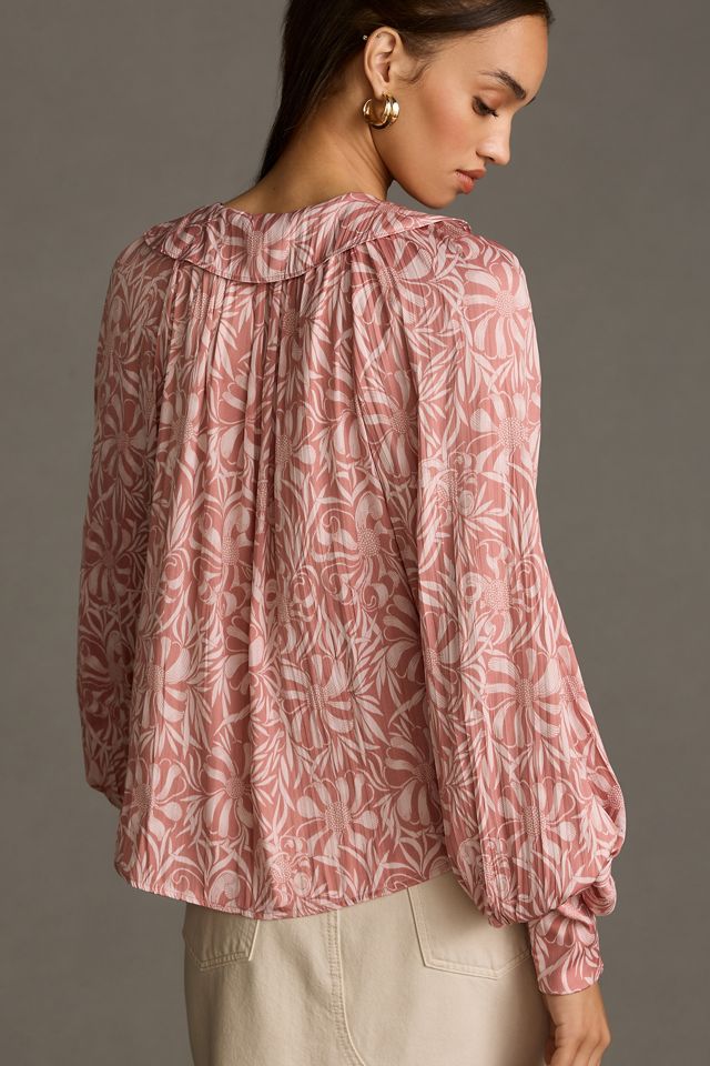 Florence Balducci pour Anthropologie Chemisier Femme à Col #2