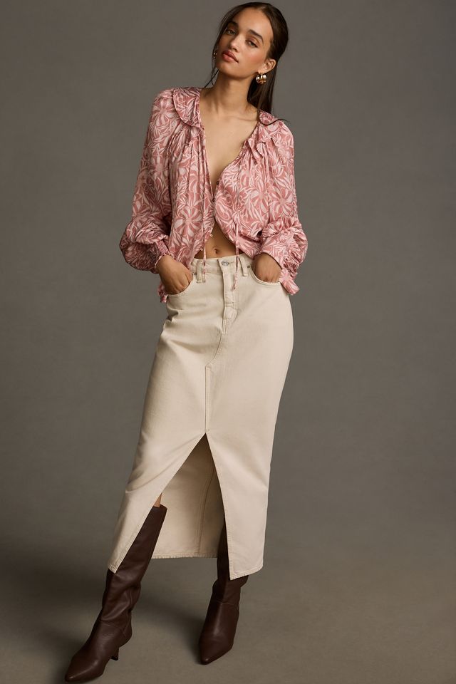 Florence Balducci pour Anthropologie Chemisier Femme à Col #3
