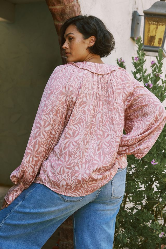 Florence Balducci pour Anthropologie Chemisier Femme à Col #6