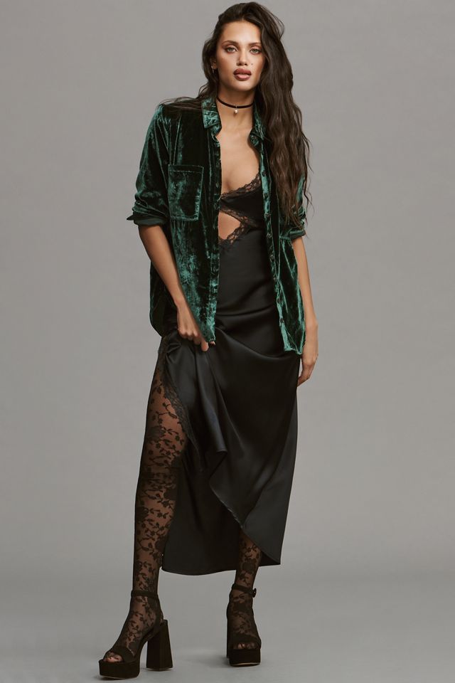 The Hadley Relaxed Buttondown Shirt by Pilcro: Velvet Edition #1
