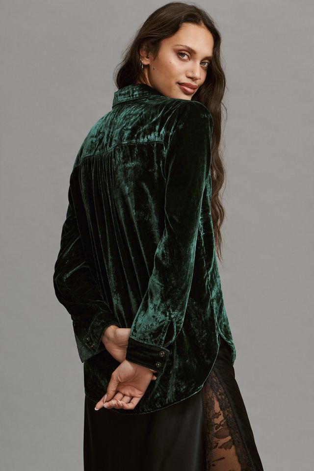 The Hadley Relaxed Buttondown Shirt by Pilcro: Velvet Edition #2