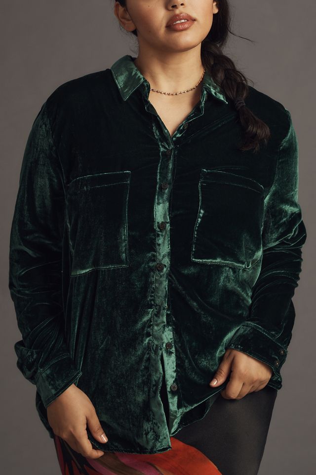 The Hadley Relaxed Buttondown Shirt by Pilcro: Velvet Edition #7