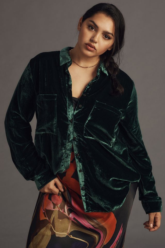 The Hadley Relaxed Buttondown Shirt by Pilcro: Velvet Edition #4