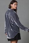Blazer Femme En Velours Boutonné - Coupe Ajustée, Manches Longues, Décontracté, Pour Bureau Ou Sortie