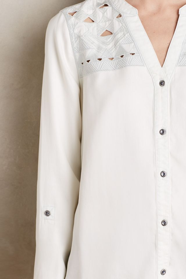 Sliced Chambray Buttondown #2
