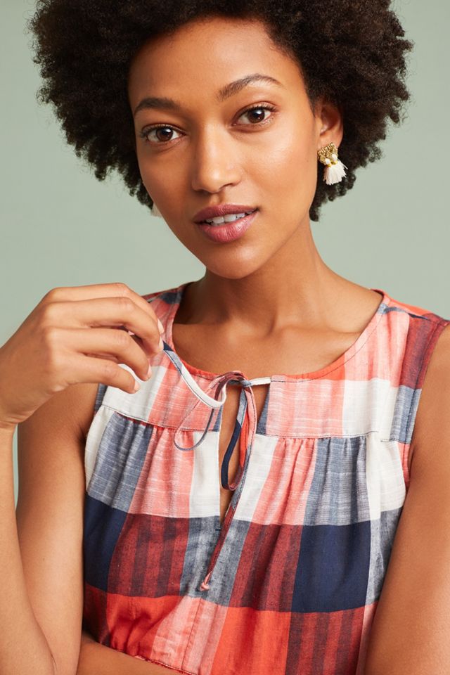 Skirted Gingham Top #1
