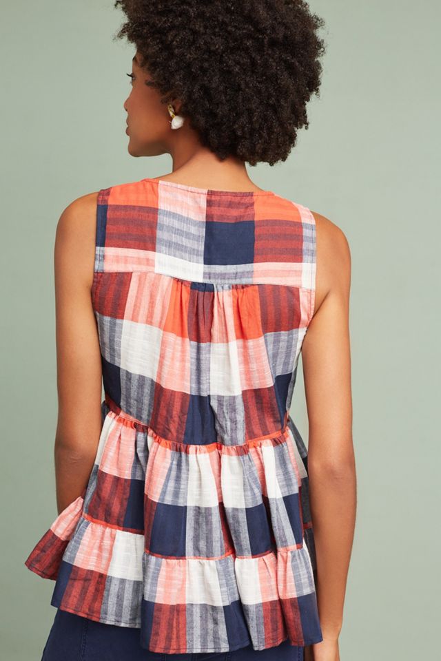 Skirted Gingham Top #2