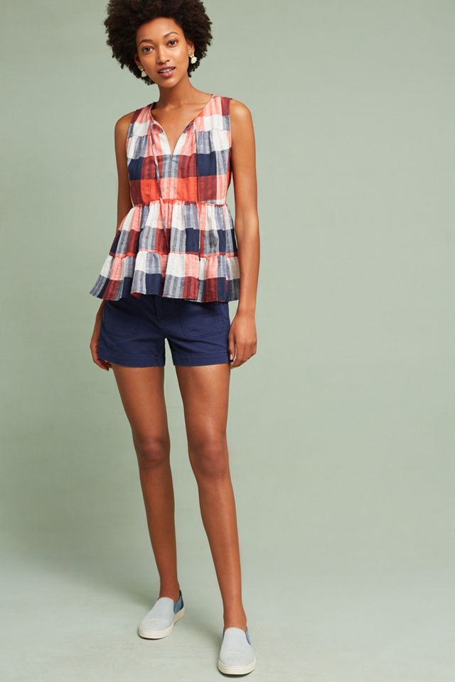 Skirted Gingham Top #3