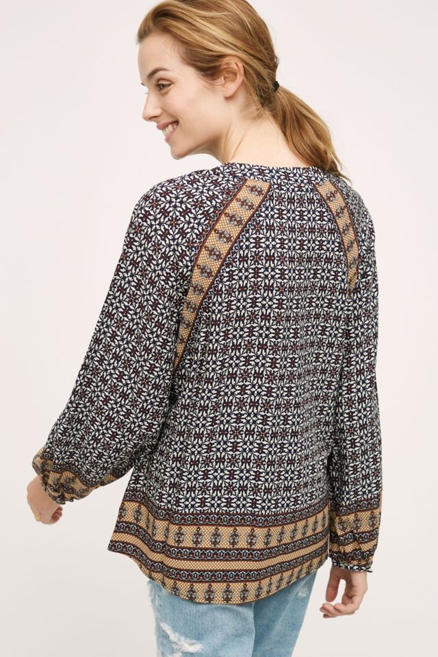 Aubina Peasant Top #1