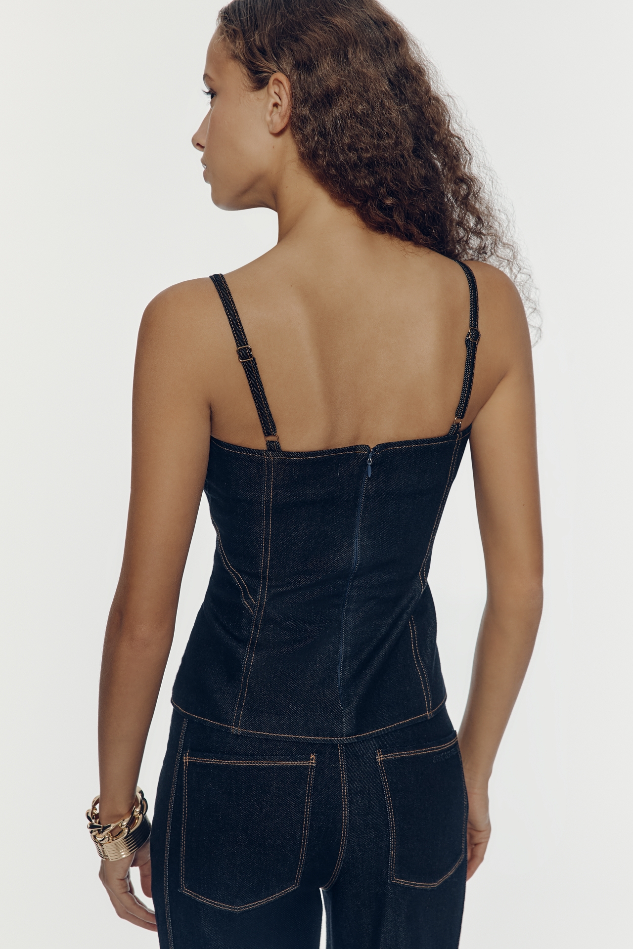 Avec Les Filles Hourglass Button-Front Top