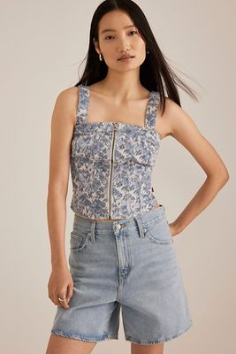 Levi's Sculpted Denim Bustier Top