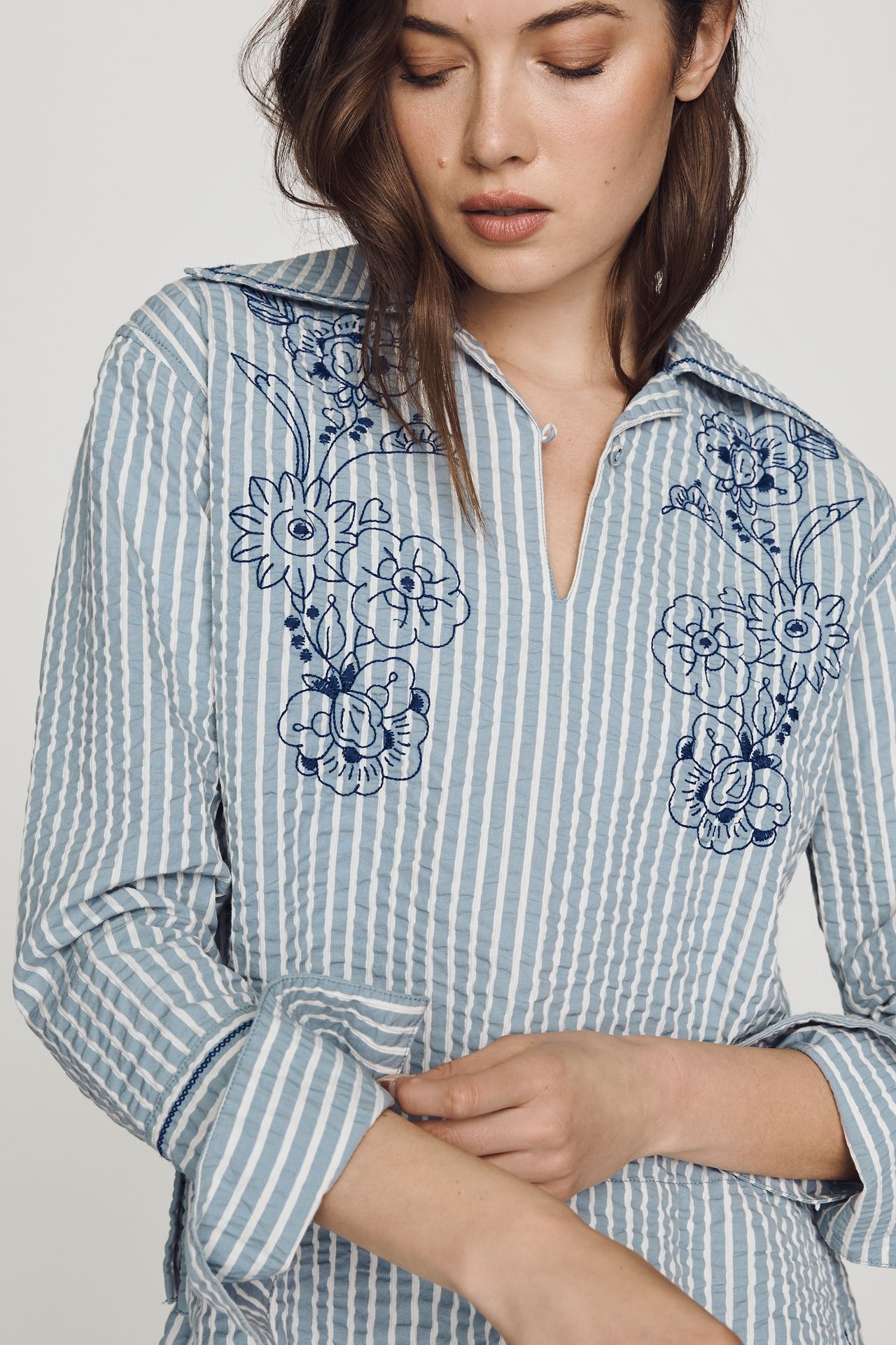 Scotch & Soda Embroidered Long-Sleeve Tunic