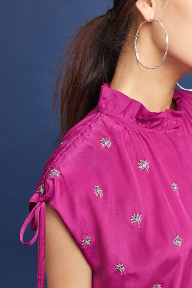 Iris Silk Top #1