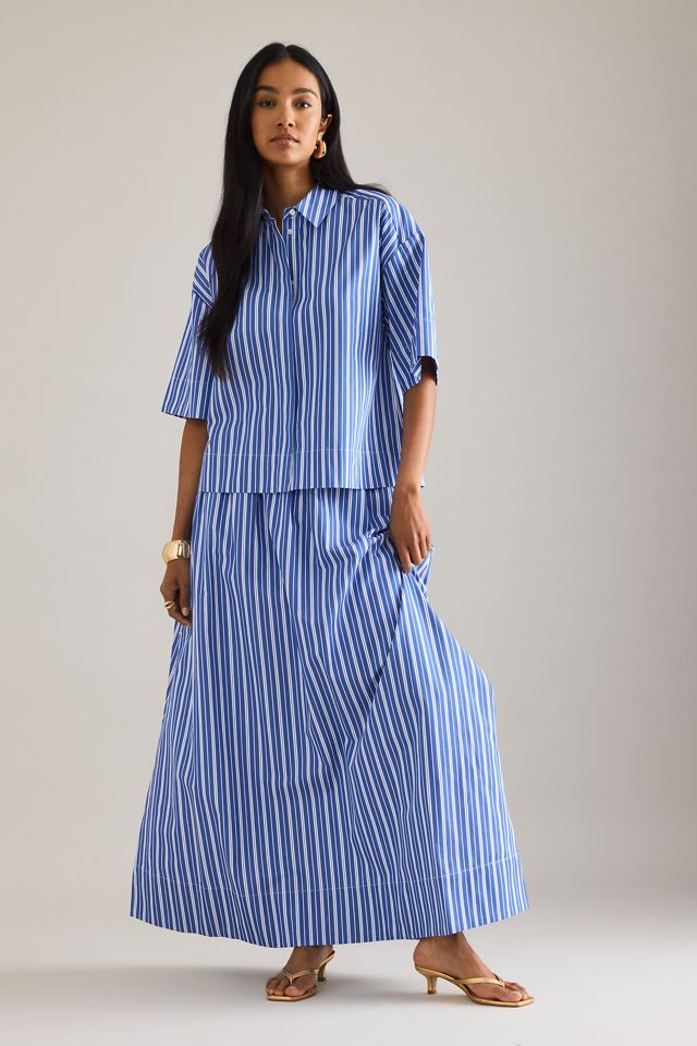 Selected  Fia Short-Sleeve Crop Shirt #2