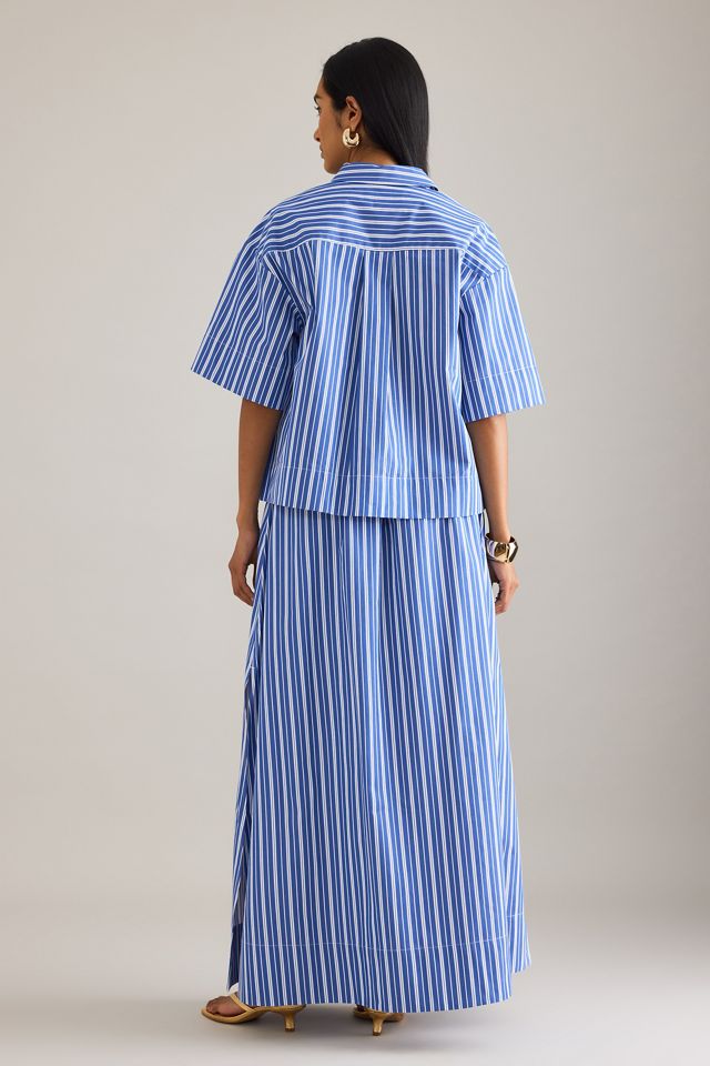 Selected  Fia Short-Sleeve Crop Shirt #1