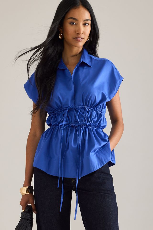 Selected  Ally Tie-Front Blouse #3
