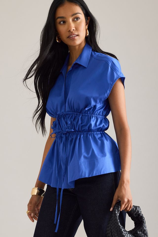 Selected  Ally Tie-Front Blouse #4