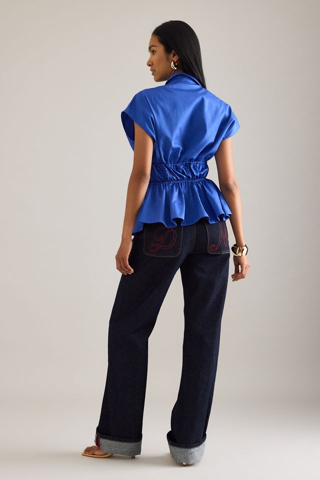Selected  Ally Tie-Front Blouse #1