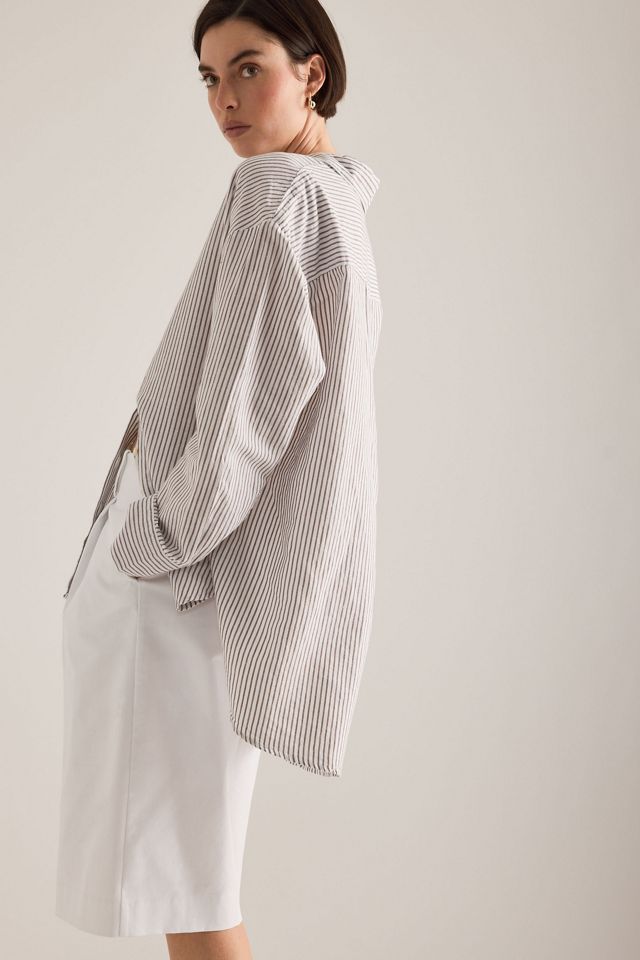Selected Chemise Cleo en lin-coton #4