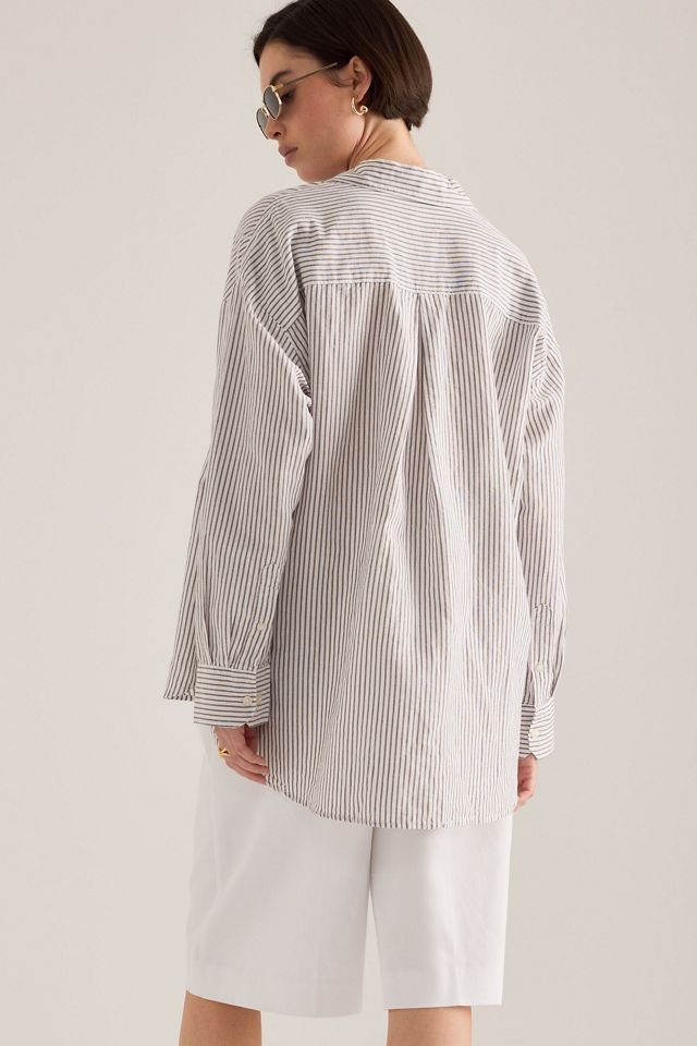Selected Chemise Cleo en lin-coton #6
