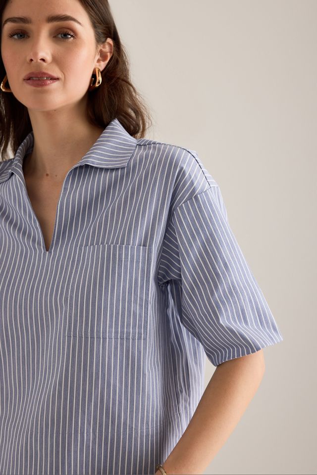 Selected Chemise Romie à col en V à manches courtes #4