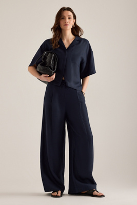 Selected Lyra Boxy Linen-Blend Shirt