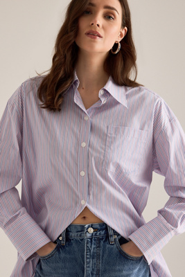 Selected Amour Oversized Long-Sleeve Shirt