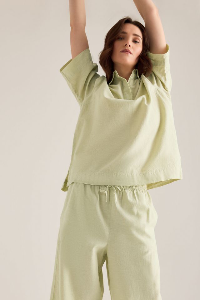 Selected Luisa Polo-Oberteil aus Leinen-Mischung #5