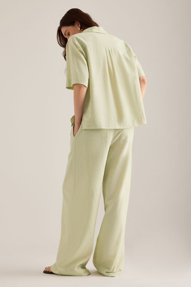 Selected Luisa Polo-Oberteil aus Leinen-Mischung #1
