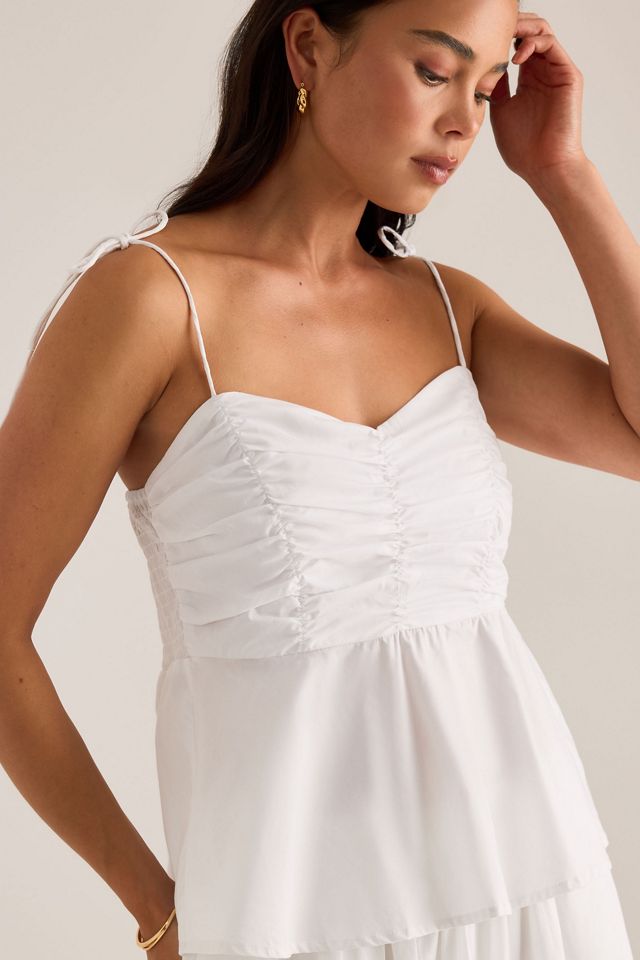 Top Arricciato con Spalline Annodate Selected #1