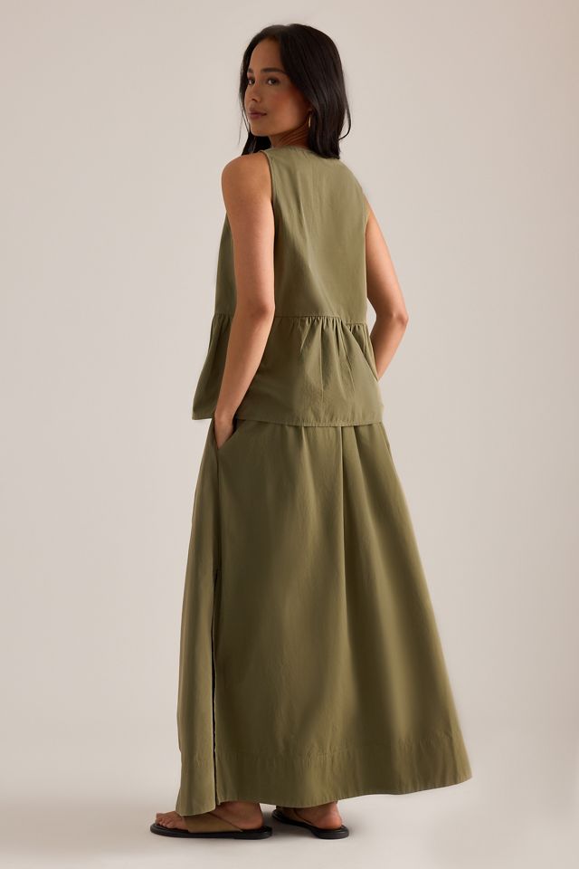 Top Peplum Senza Maniche con Scollo a V Selected #4